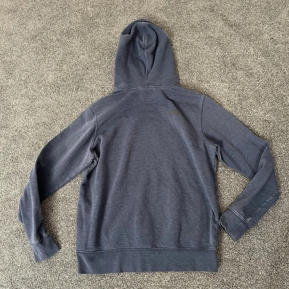 The North Face Hoodie Mens Medium Gray Bear Graphic Pullover Sweatshirt
